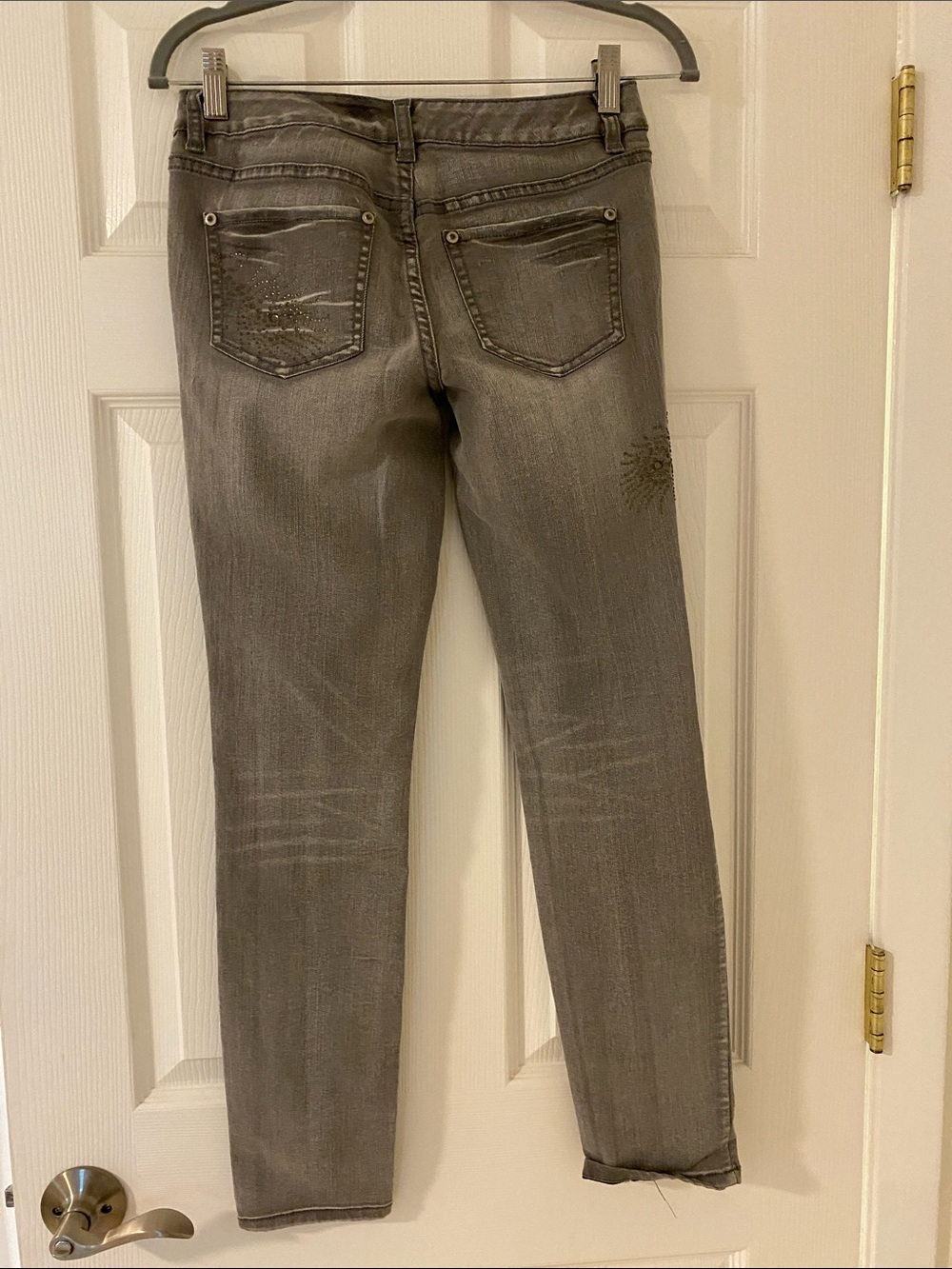 Cache Grey Jeans. Size 2 - Picture 2 of 6